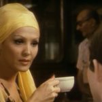 Moira Orfei al Caffè degli Specchi per "Profumo di donna" (1974) di Dino Risi